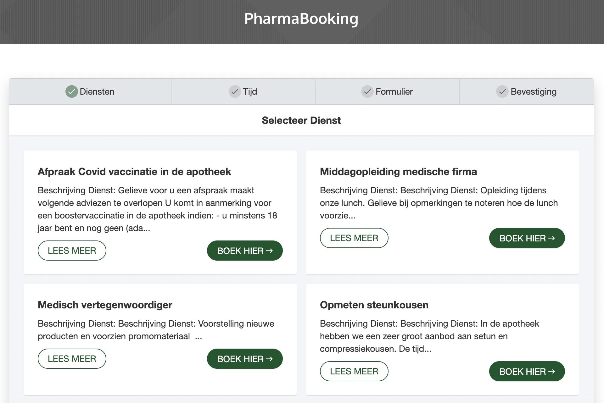 PharmaBooking